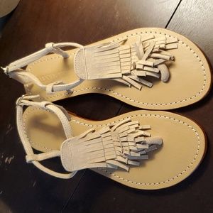 Mystique Fringe Sandals Womens Size 8 Nice!